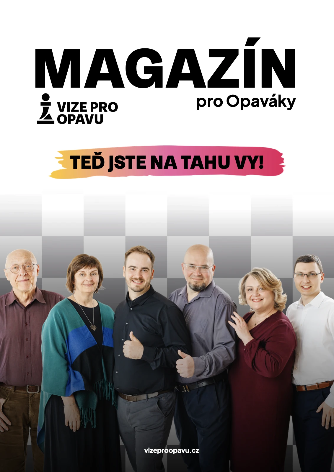 Titulní strana magazínu pro Opaváky
